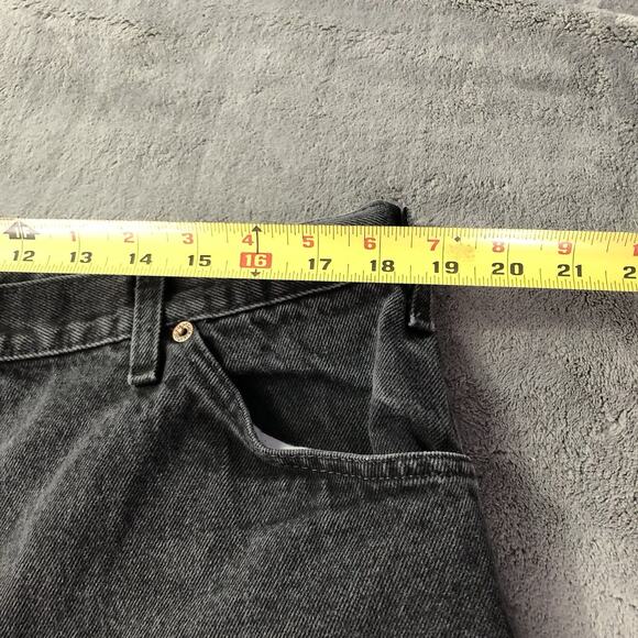 Genuine Dickies Men's Duck Utility Jeans 38 X 30 Black Dark Wash Straight - Picture 3 of 11